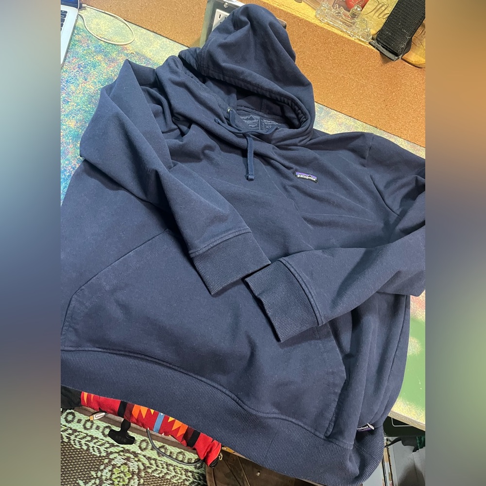 PATAGONIA XXL BLUE Men's P-6 Logo Uprisal Hoody